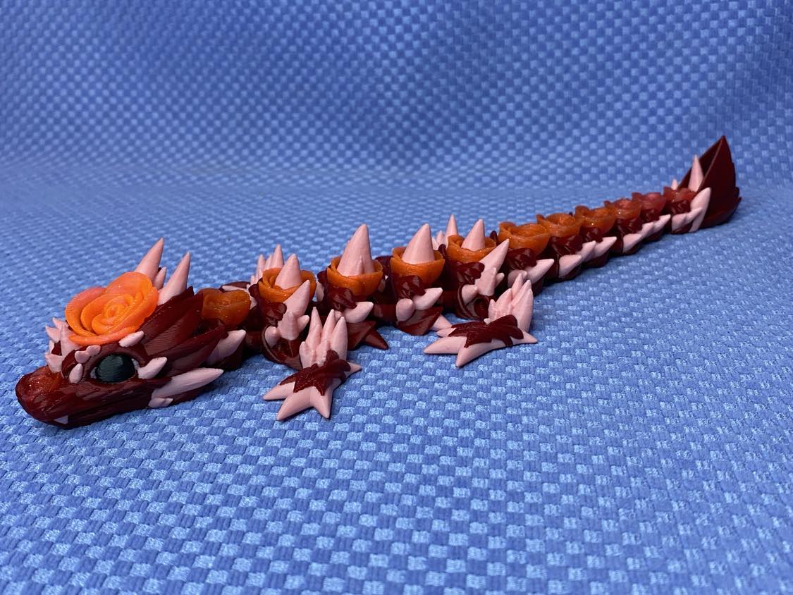 Glitter Rose Dragon